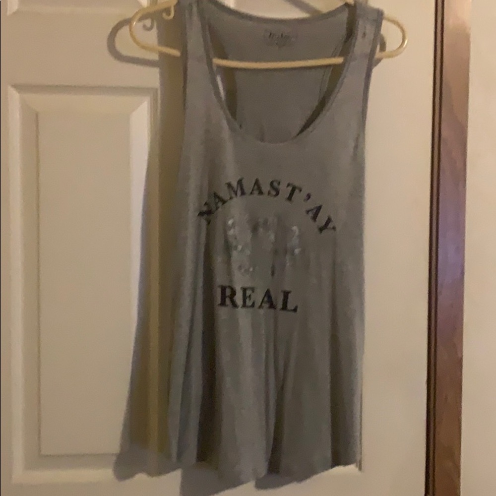 Women’s grey xl tank top
